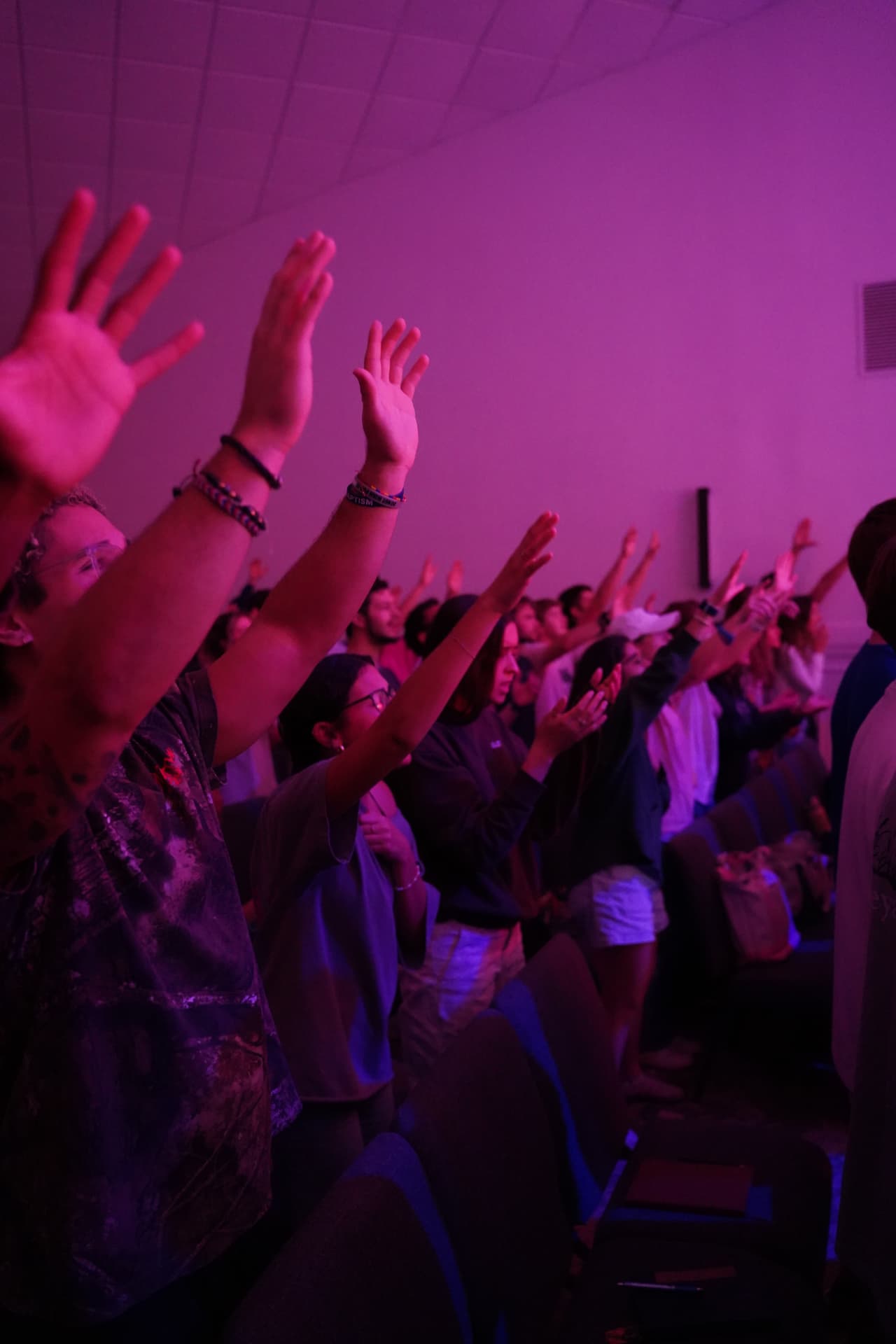Salt Company students gathered in worship