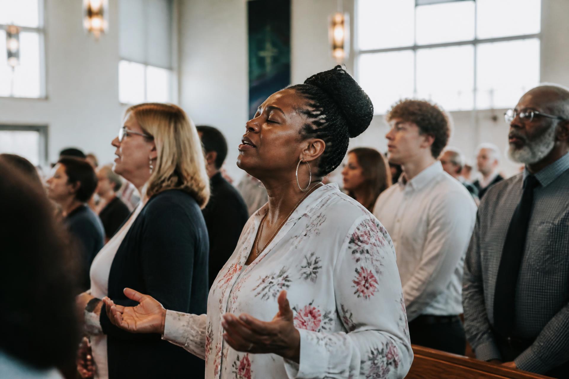 Salt Church gathered together on a Sunday