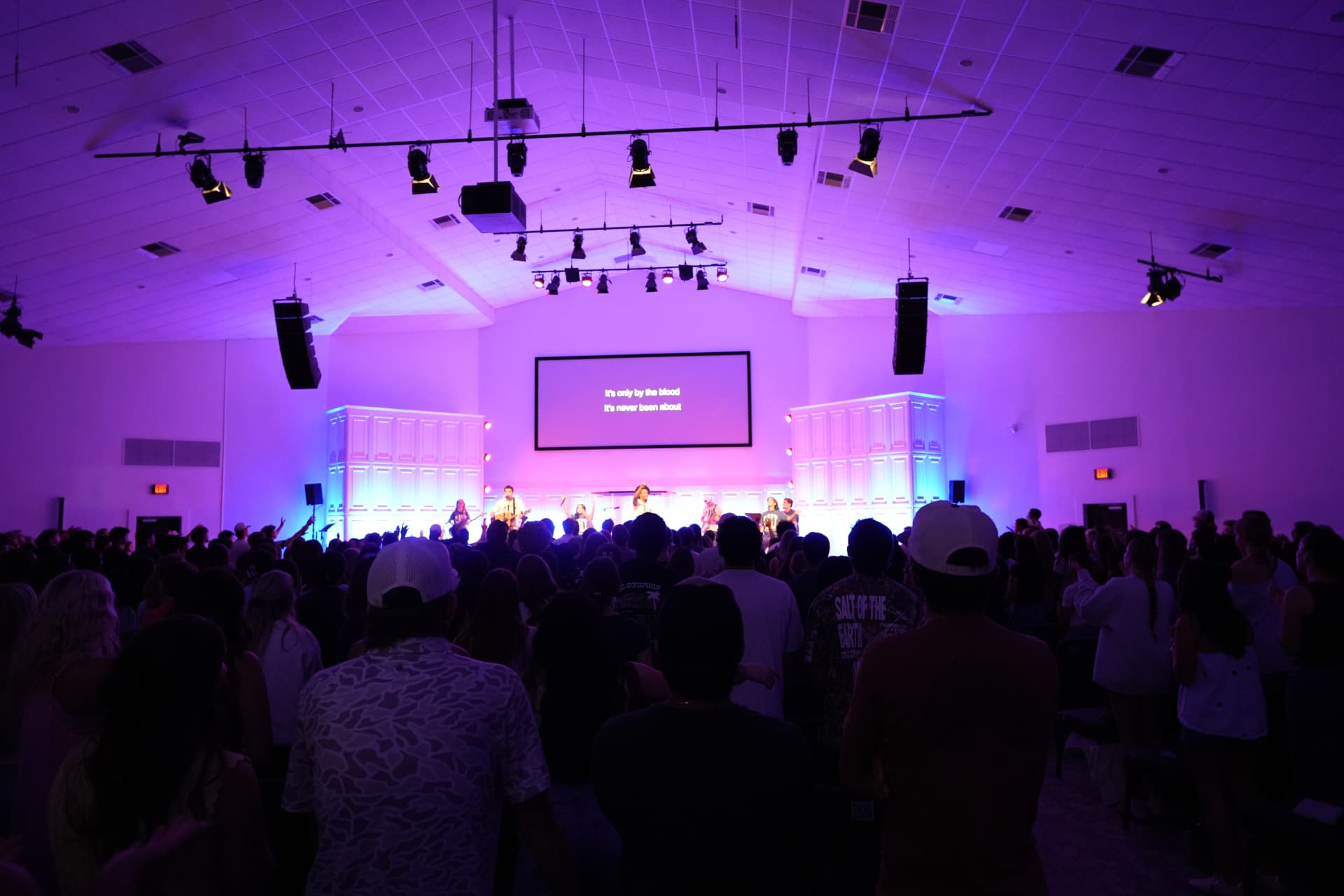 Salt Company students gathered for a night of worship